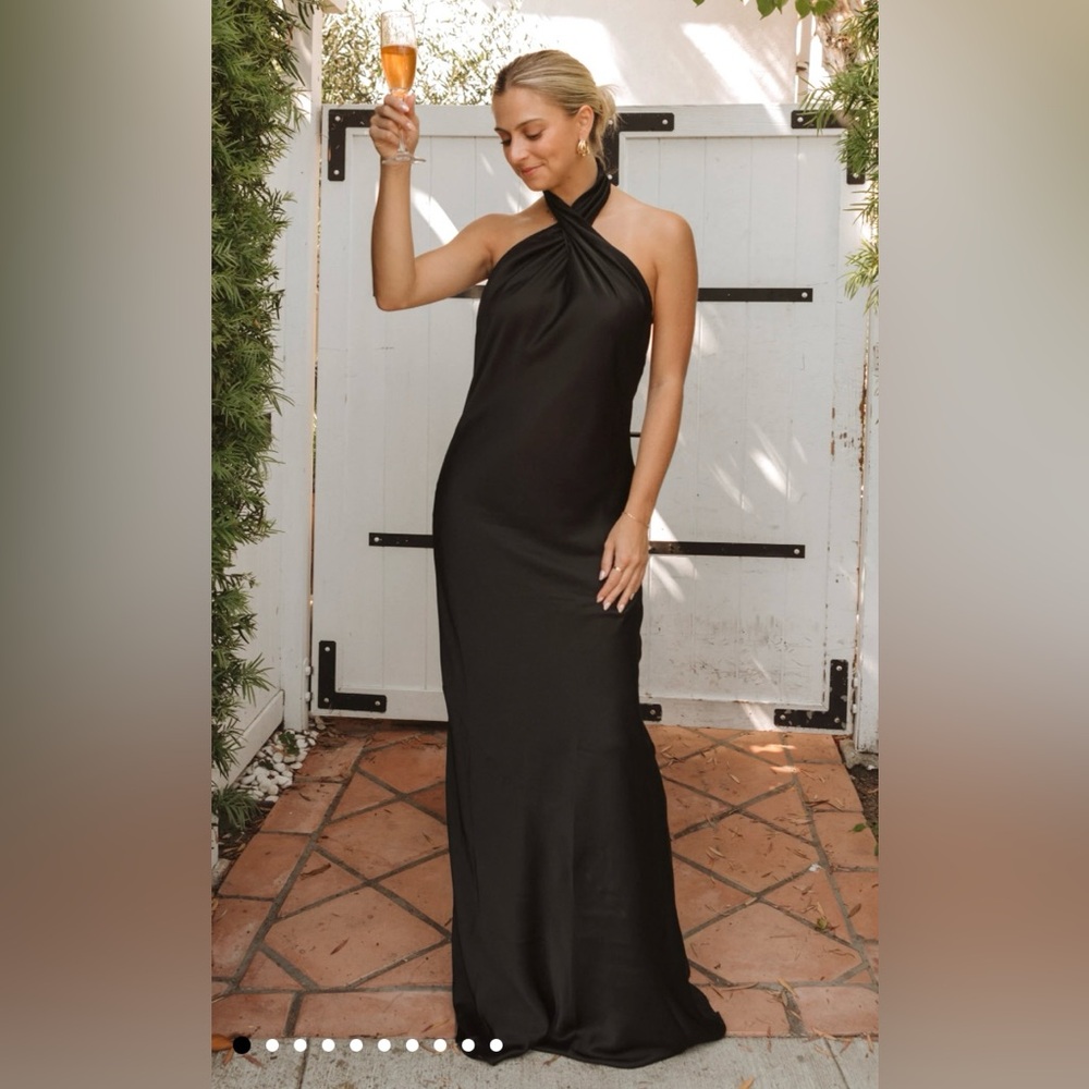 Show Me Your MuMu Jasmine Halter Maxi Dress